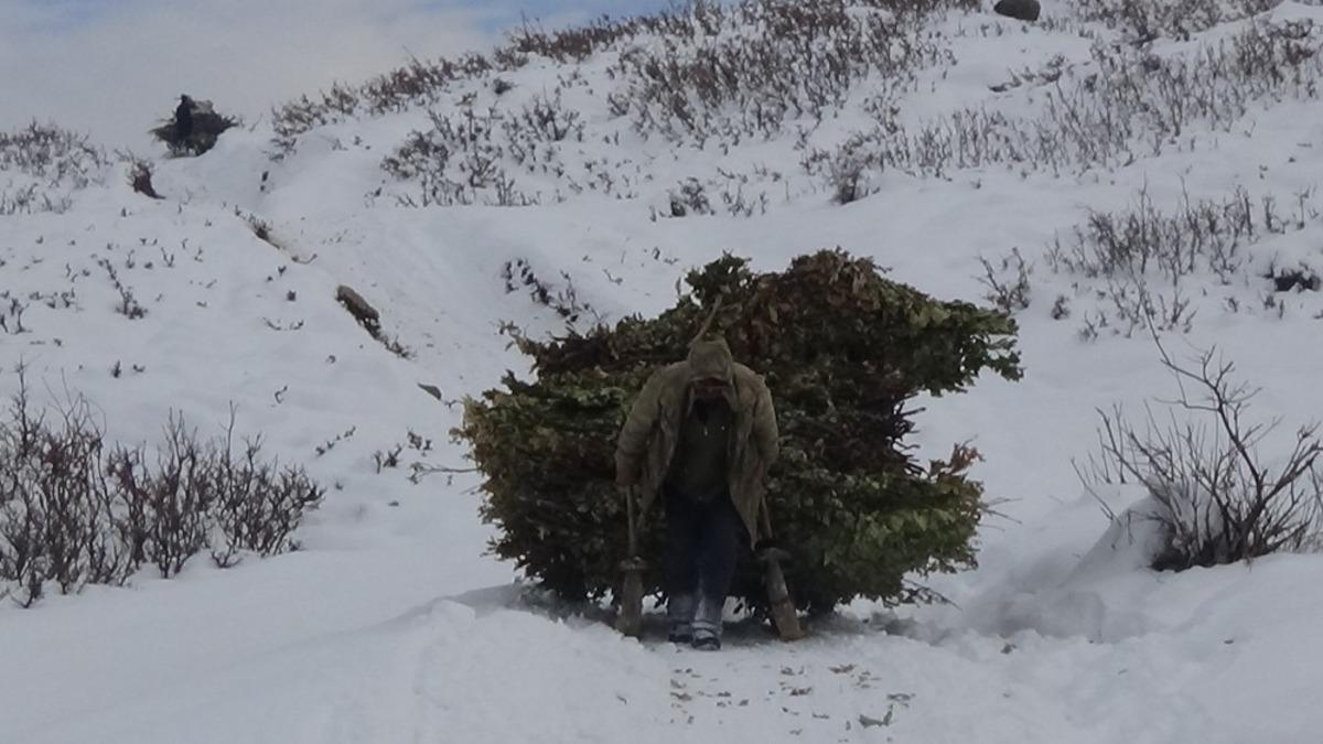 Besicilerin zorlu kış mesaisi