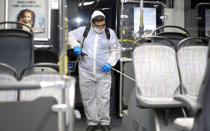 Büyükşehir toplu taşıma araçlarında grip önlemi G4