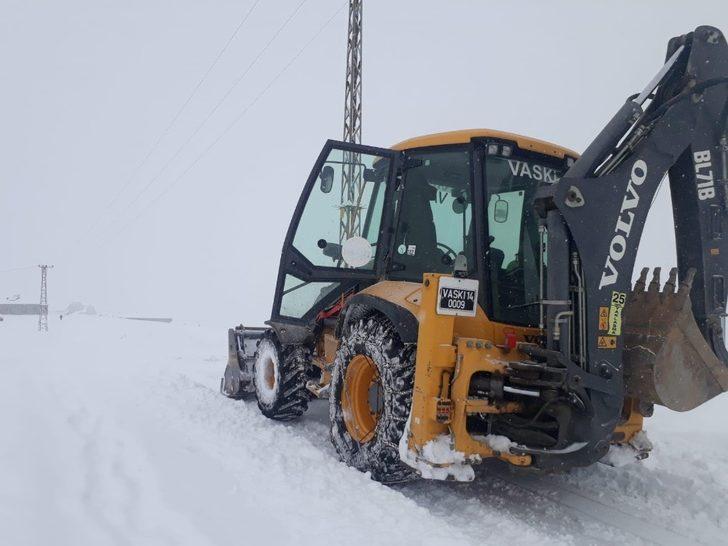 VASKİ ekiplerinden karla mücadele çalışması G2
