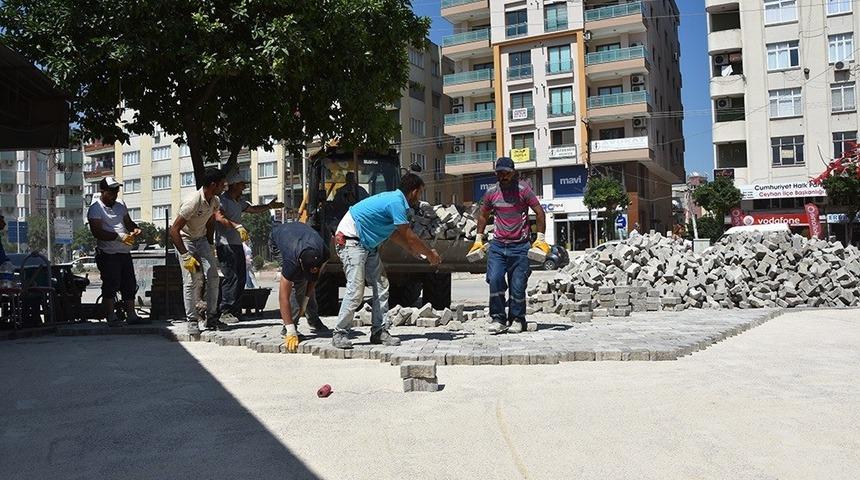 Ceyhan Belediyesi parke taşında 1.5 milyon lira tasarruf etti