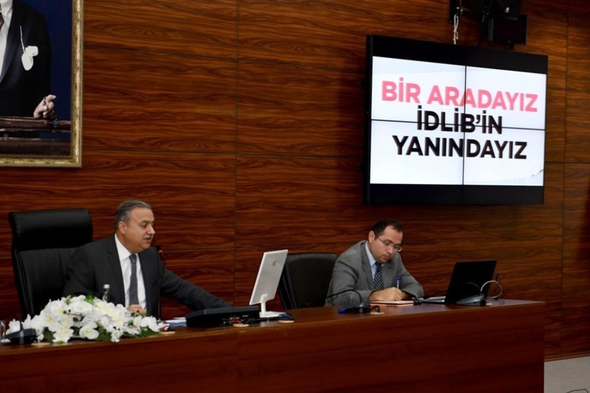 İdlib&rsquo;e destek toplantısı Vali Su başkanlığında yapıldı