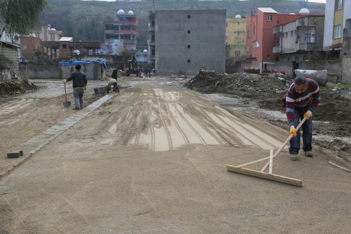 Sur mahallesi kilit parke ile d&ouml;şendi