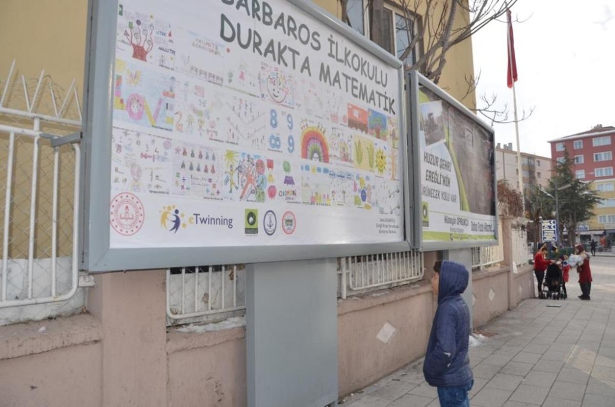 Ereğli Belediyesi durakları ve billboardları matematikle s&uuml;sledi