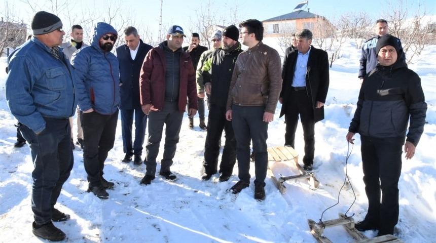 Torosların zirvesinde kar festivali heyecanı