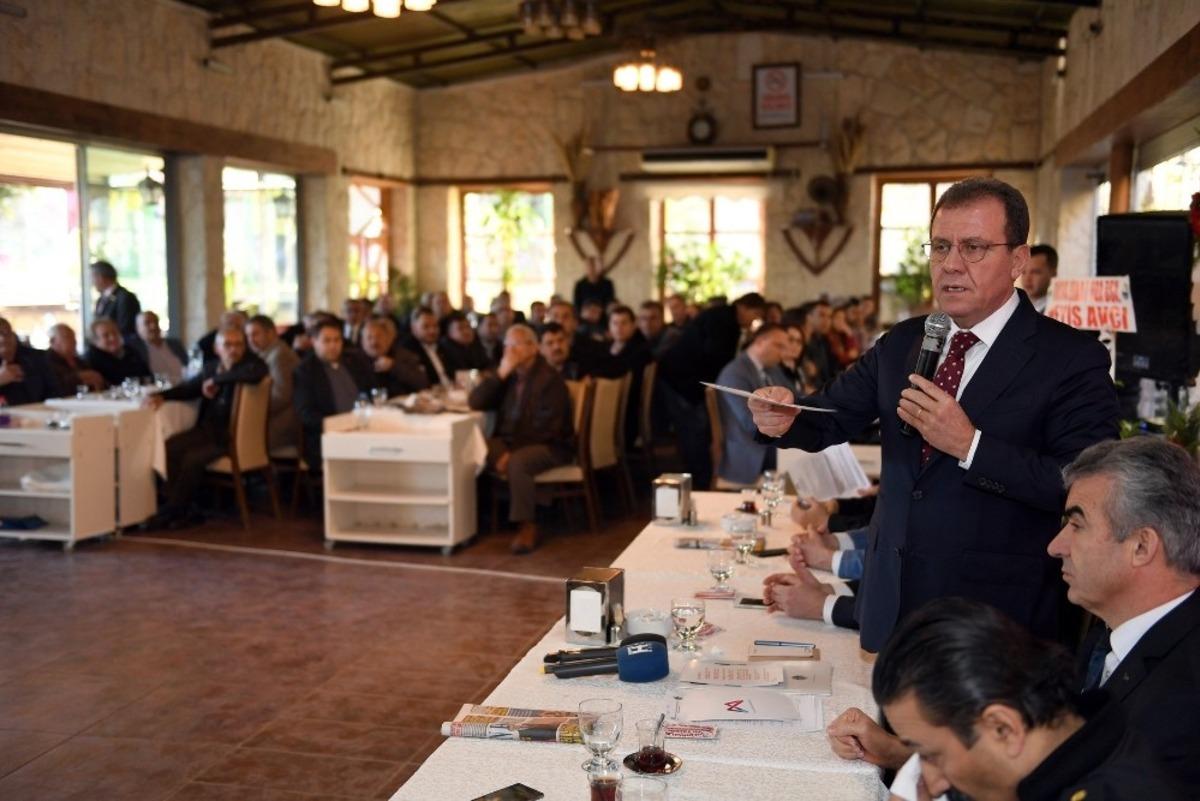 Se&ccedil;er, Tarsus ve &Ccedil;amlıyayla&rsquo;da muhtarlarla buluştu