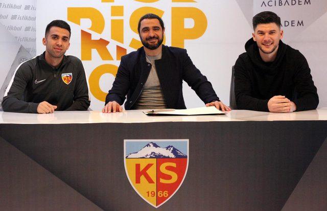 Kayserispor, Emre Taşdemir ve Cristian Sapunaru'ya imzayı attırdı