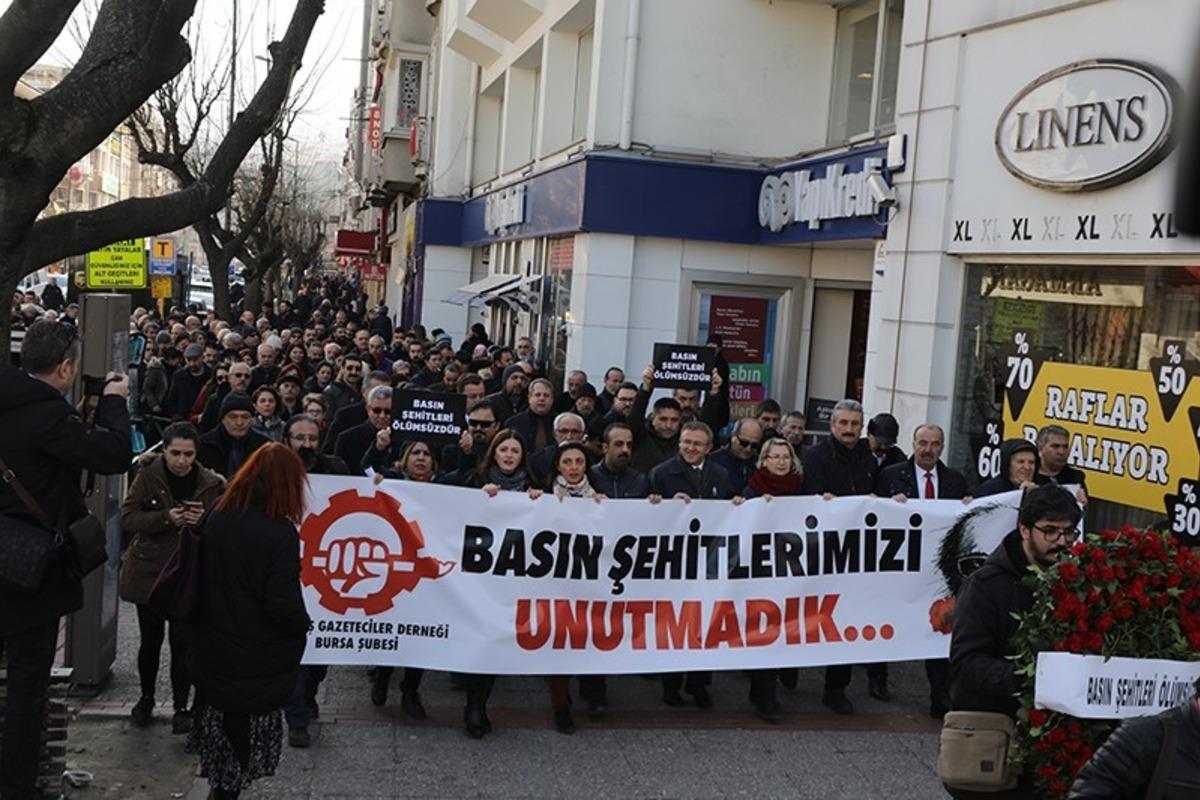 Uğur Mumcu Bursa&rsquo;da anıldı