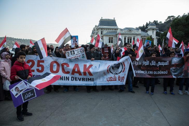 Mısır Konsolosluğu önünde eylem G2