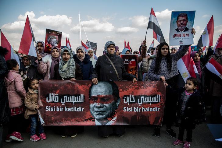 Mısır Konsolosluğu önünde eylem G3