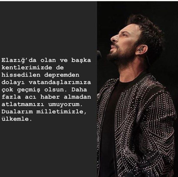 Ünlü isimler Elazığ depremi sonrası paylaştı! 'Üzüntüden gözümü kırpamadım' G1