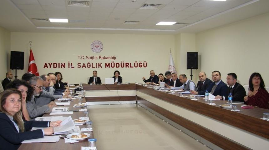Aydın İl Sağlık Müdürlüğü ilçelerin durumunu değerlendirdi
