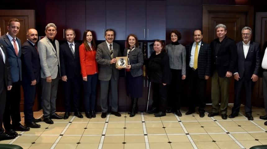 Eskişehir Kent Konseyinden Başkan Ata&ccedil;&rsquo;a ziyaret