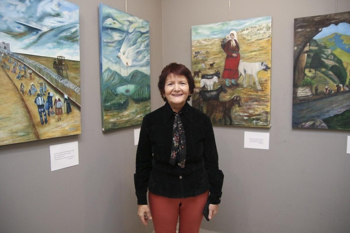 Emekli &ouml;ğretmen Altınışık, 3&rsquo;&uuml;nc&uuml; kişisel resim sergisini MTSO&rsquo;da a&ccedil;tı