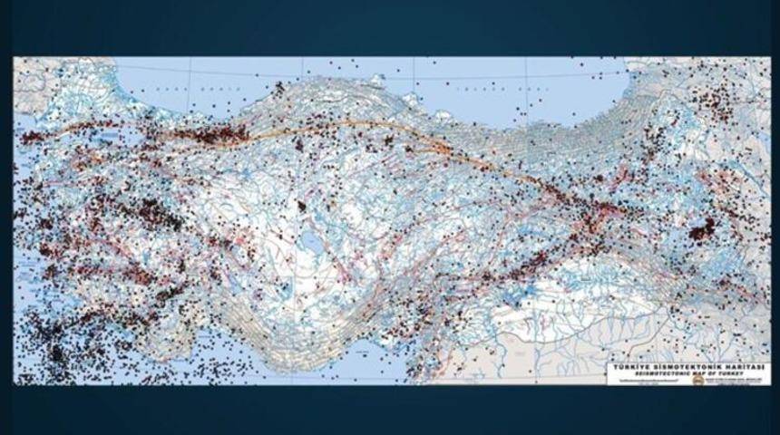 AFAD verilerine göre Türkiye'de meydana gelen büyük depremler