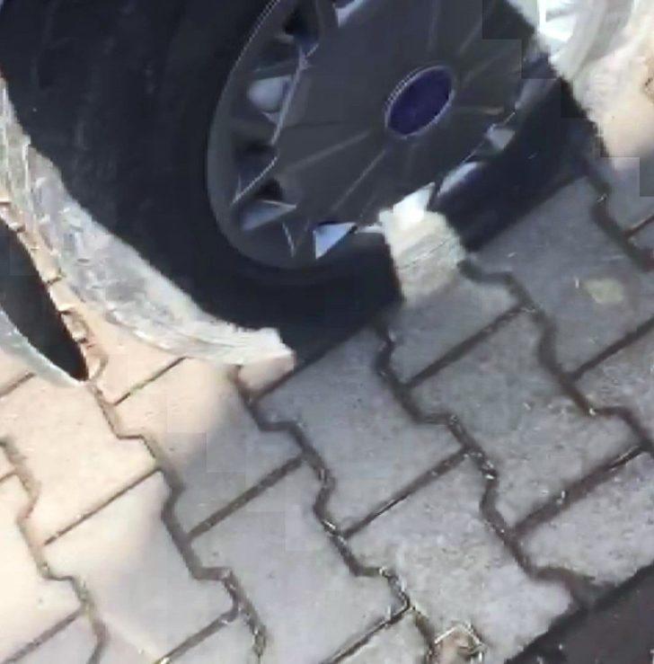 Deprem sonrası eline aldığı bıçakla 160 aracın lastiğini patlattı G4
