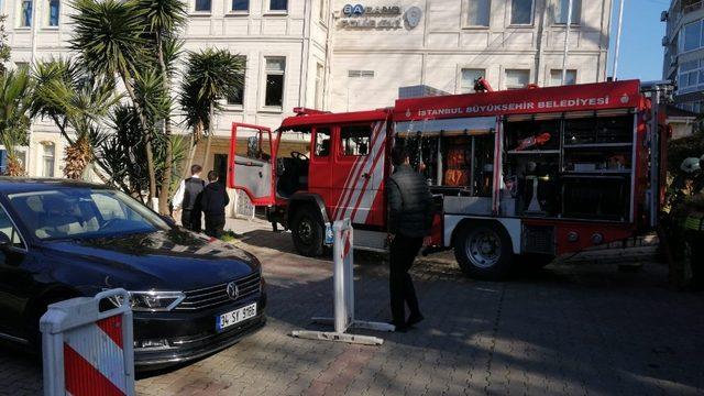 Beylerbeyi Polis Evi’nde yangın paniği