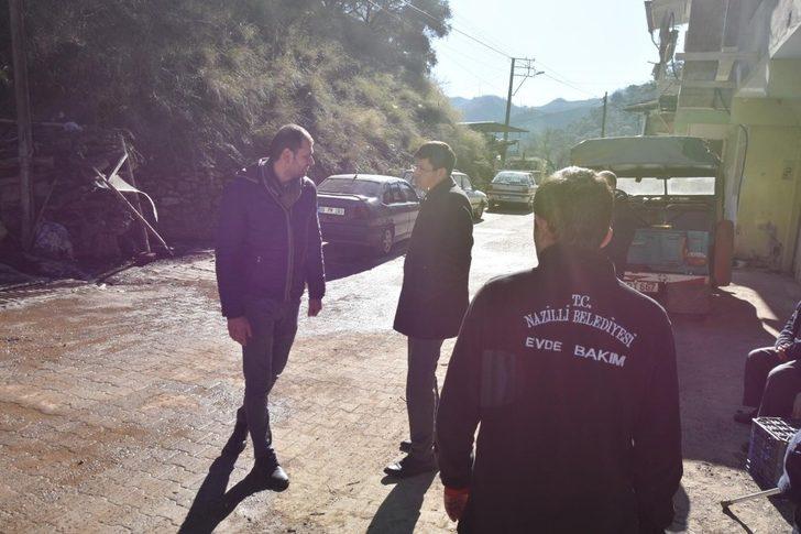 Nazilli Belediyesi’nden evleri yanan Işıklar halkına şefkat eli G2