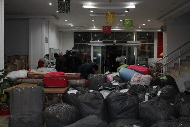 Yardım malzemeleri gece yola çıktı G3