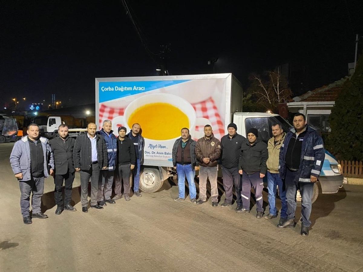 Altındağ Belediyesi depremzedelerin yanında