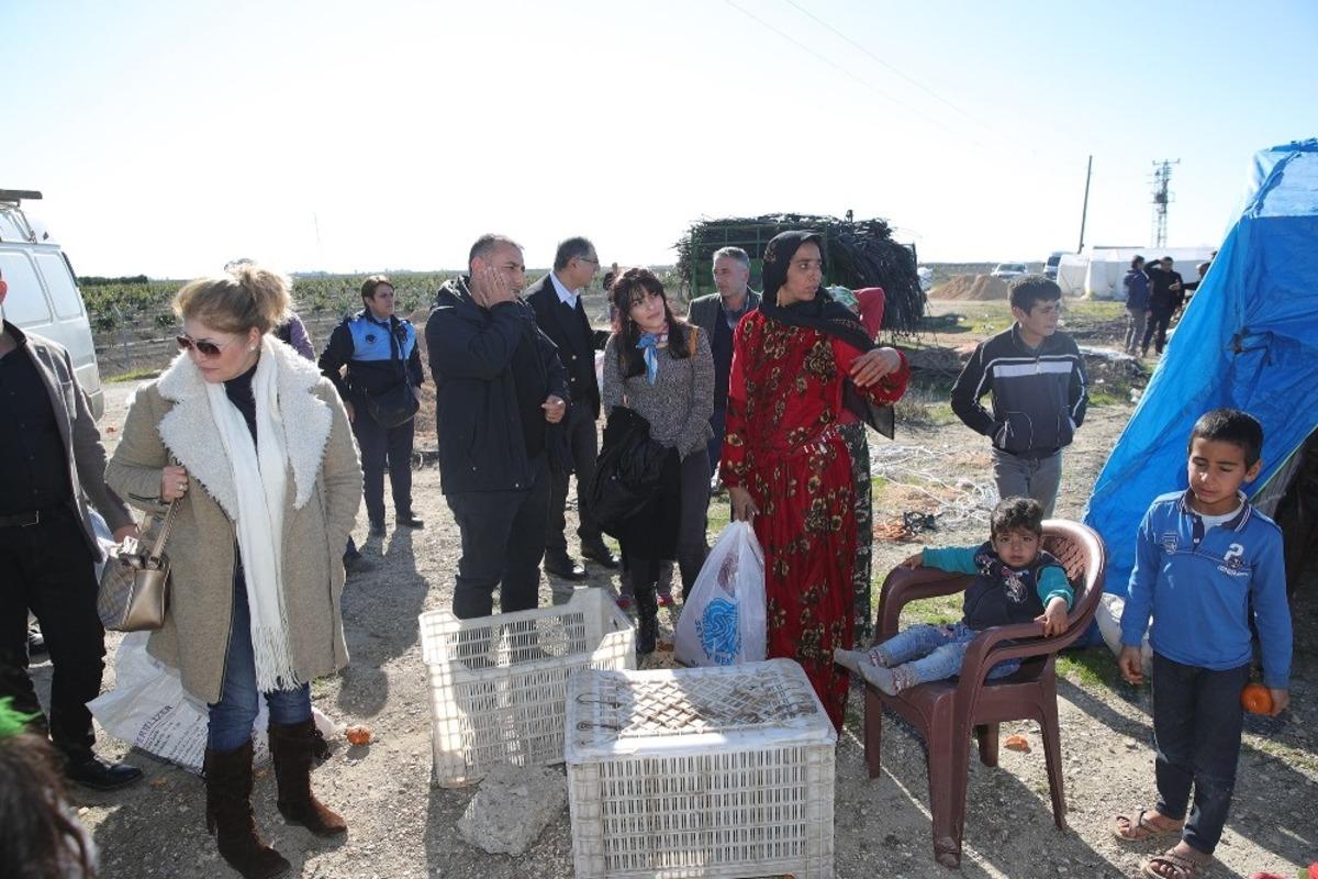 Tarım iş&ccedil;ilerine battaniye