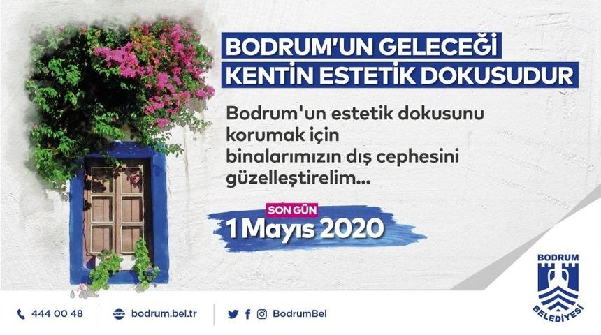 Bodrum&rsquo;da binaların dış cepheleri g&uuml;zelleşecek