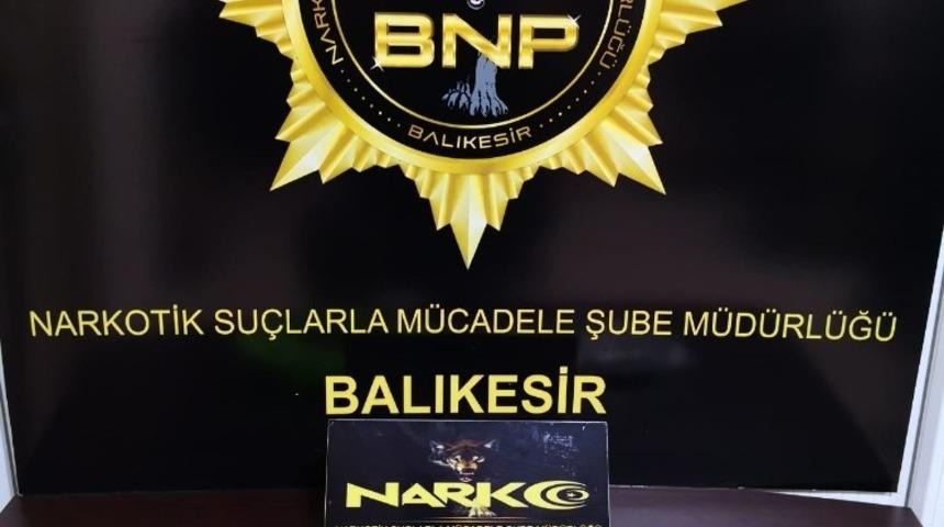 Balıkesir polisinden uyuşturucu operasyonu