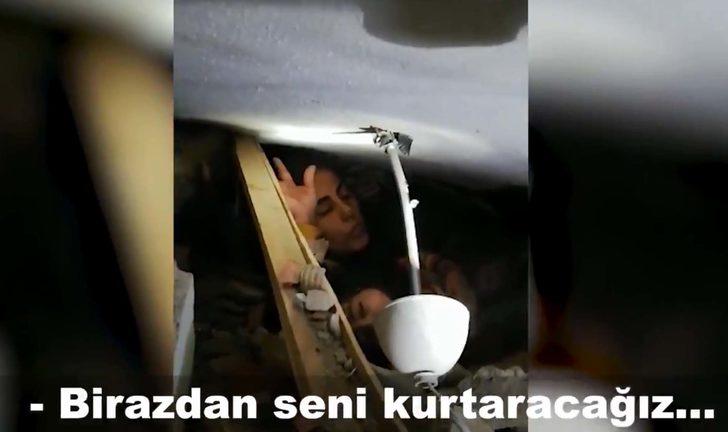 2,5 yaşındaki kızı ile enkazın altından çıkarıldı! Jandarma görüntüleri paylaştı G1