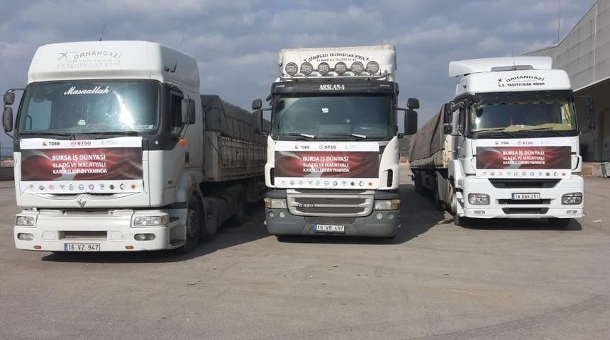 Bursa iş dünyası Elazığ ve Malatya’lı kardeşlerinin yanında