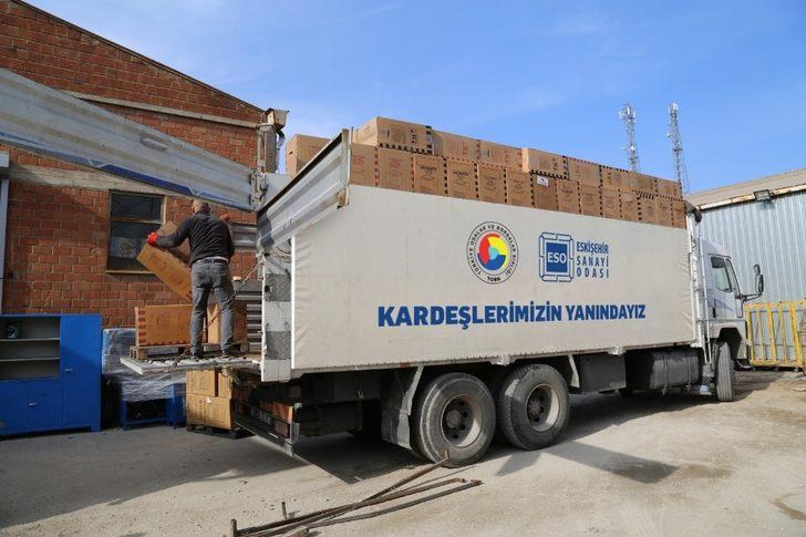 Eskişehir Sanayi Odası ve üyelerinden Elazığ’a destek G3