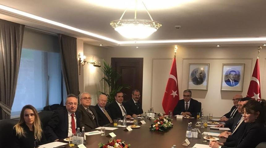 BTSO Başkanı Ateş Cumhurbaşkanlığı&rsquo;nda toplantıya katıldı