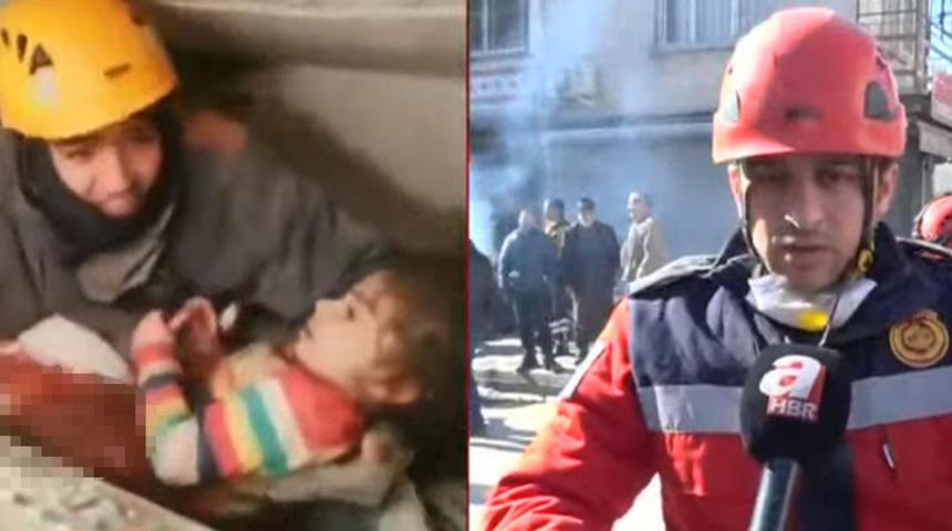 Yüsra bebeği kurtaran itfaiyeci o anları anlattı: Babası bir kahramandı