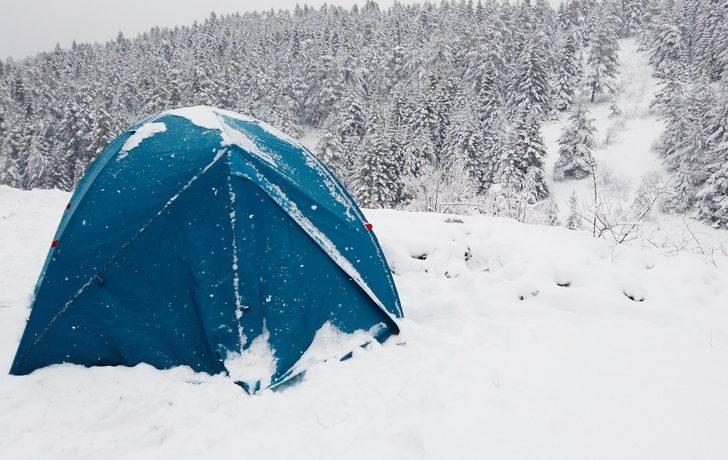 Karla kaplı ormanda drone ile geyikleri böyle görüntülediler G4