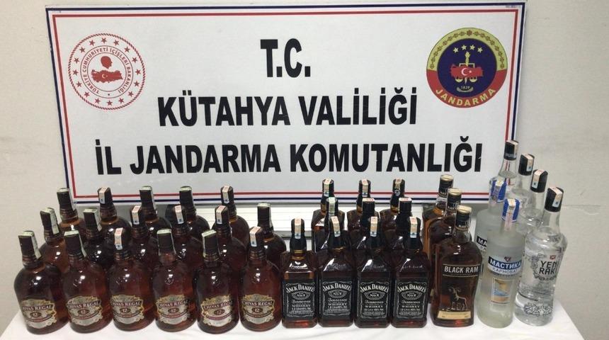 K&uuml;tahya&rsquo;da 36 litre ka&ccedil;ak i&ccedil;ki ele ge&ccedil;irildi