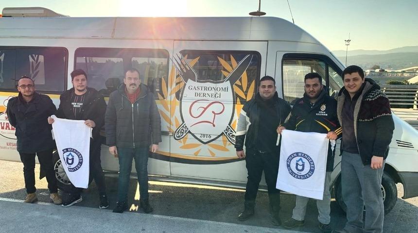 Aş&ccedil;ılık &ouml;ğrencileri depremzedelere yardıma gitti