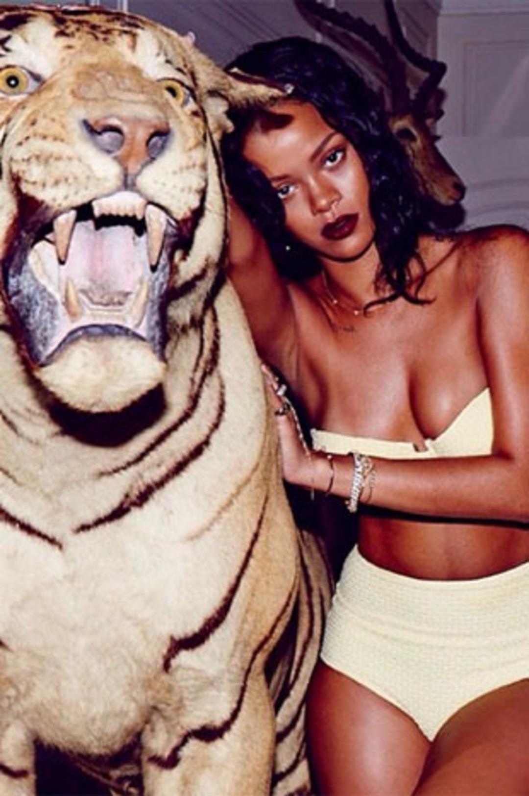 Hayvanseverler Rihanna'ya kızacak