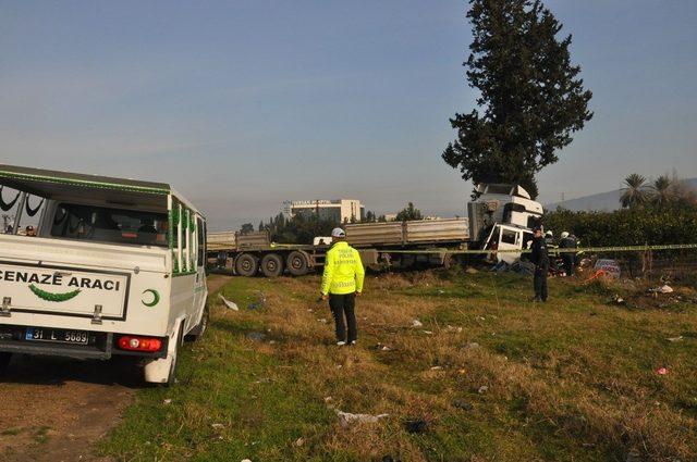 Hatay’da trafik kazası: 1 ölü, 1 yaralı