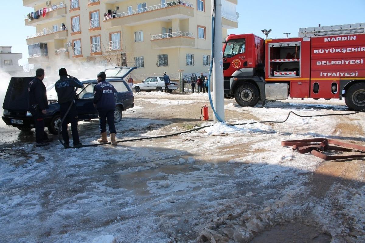 İtfaiyenin erken m&uuml;dahalesi olası faciayı &ouml;nledi