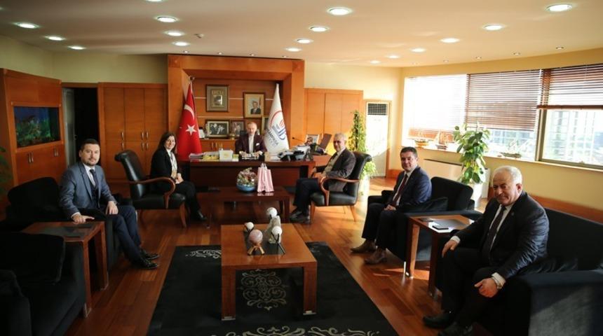 Başkanlardan Aydıner&rsquo;e ziyaret
