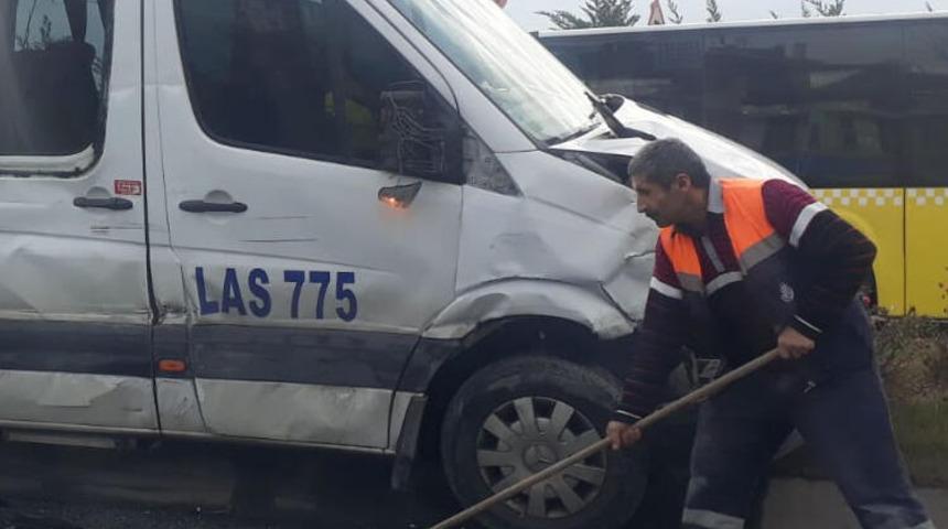 Son dakika: Habipler Arnavutköy yolunda zincirleme kaza! Yaralılar var