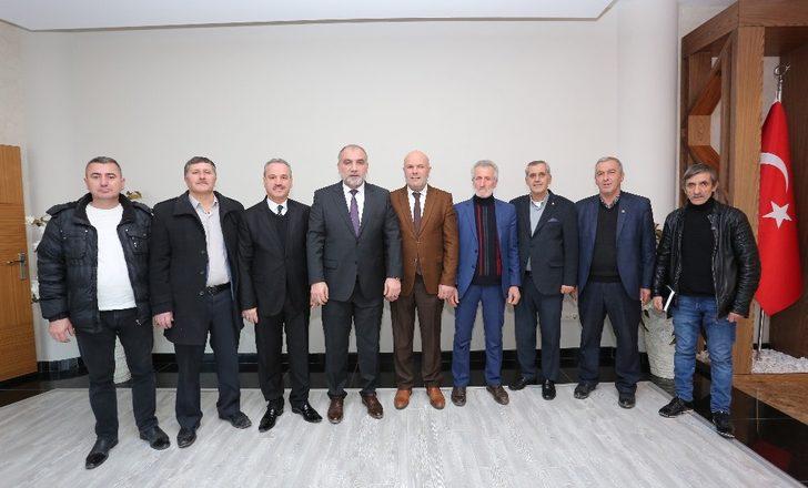 Canik muhtarlarından karla mücadeleye tam not G2