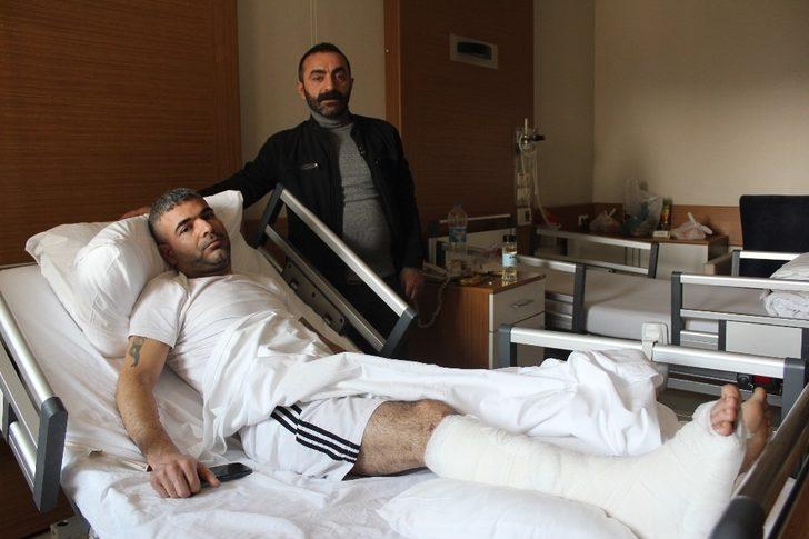 Depremde panikle aşağıya atladı, bacağı ve kalça kemiği kırıldı G2