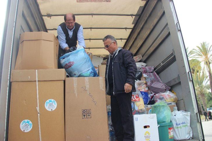 Elazığ’daki depremzedeler için Alanya’dan 2 tır yola çıktı G1