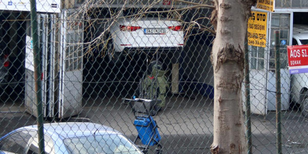 Sarıyer'de bomba paniği! L&uuml;ks aracın altında bulundu