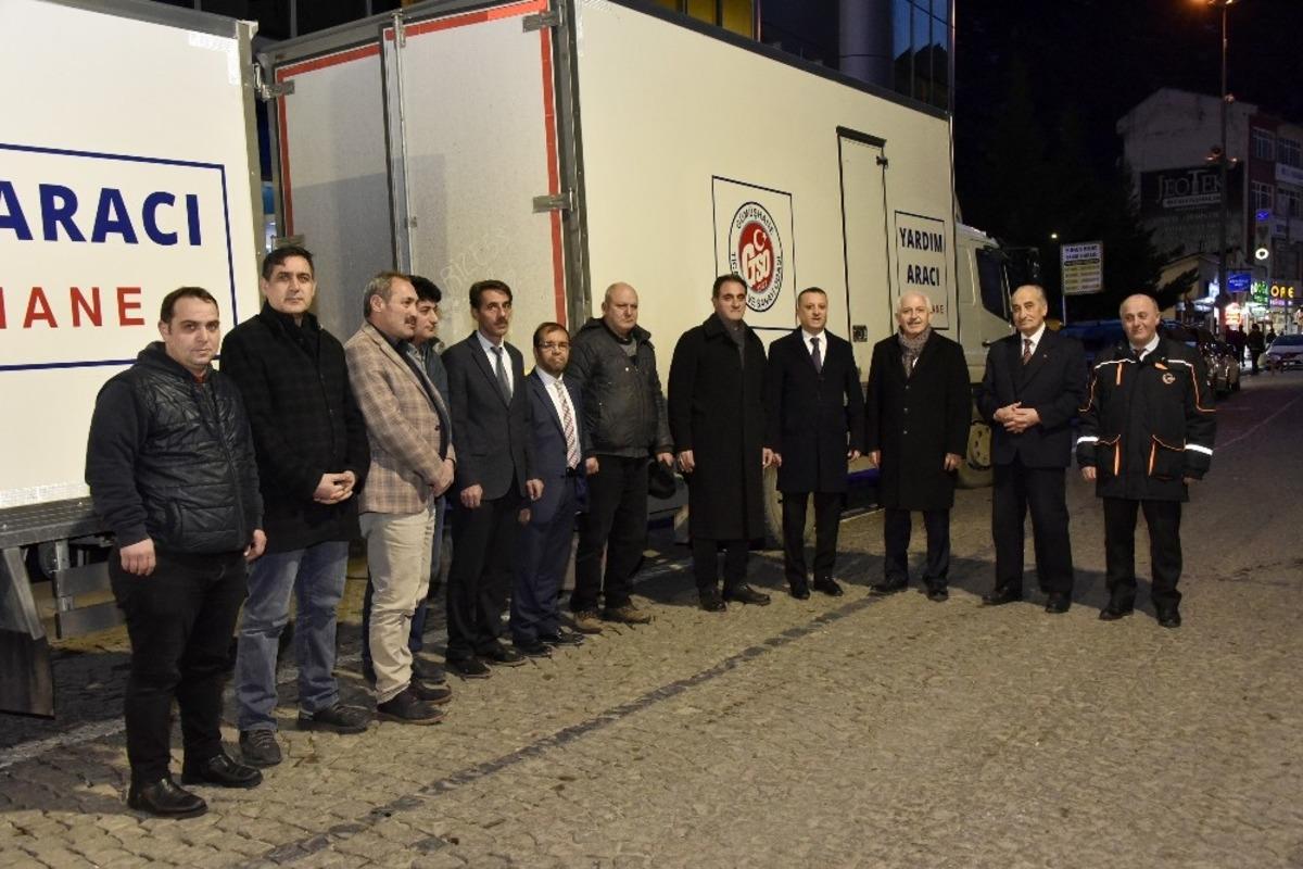 G&uuml;m&uuml;şhane&rsquo;den Elazığ ve Malatya&rsquo;ya yardım eli