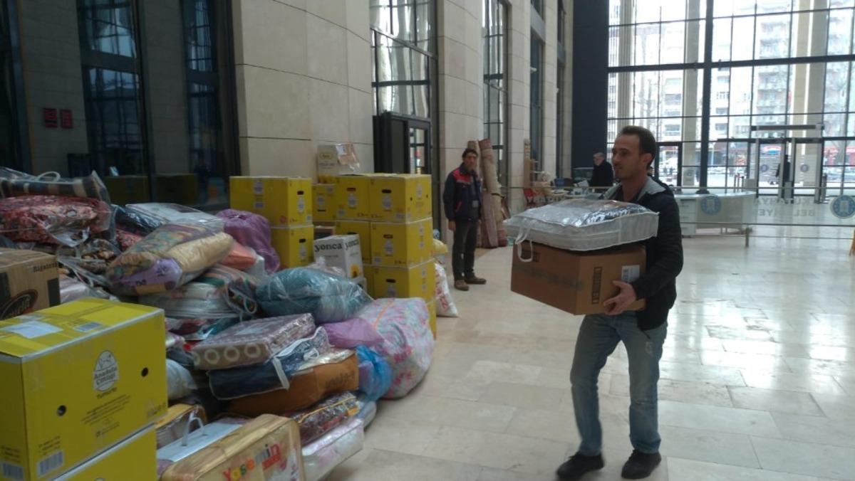 K&uuml;tahya Belediyesi&rsquo;nden yardım seferberliği