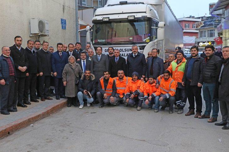Bafra’dan yardım tırları dualarla yola çıktı G1