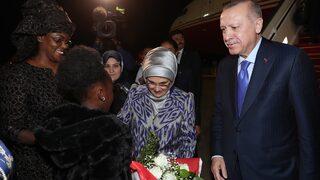 Cumhurbaşkanı Erdoğan Senegal'e geldi