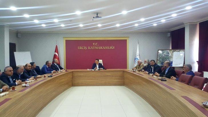 Van kültür ve dayanışma vakfı yönetiminin Erciş ziyareti G2