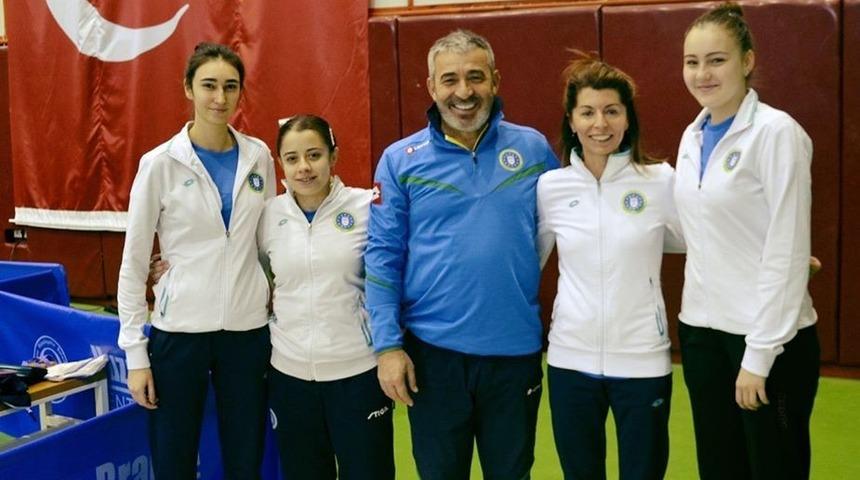 Masa tenisinde B&uuml;y&uuml;kşehir ilk devreyi lider tamamladı