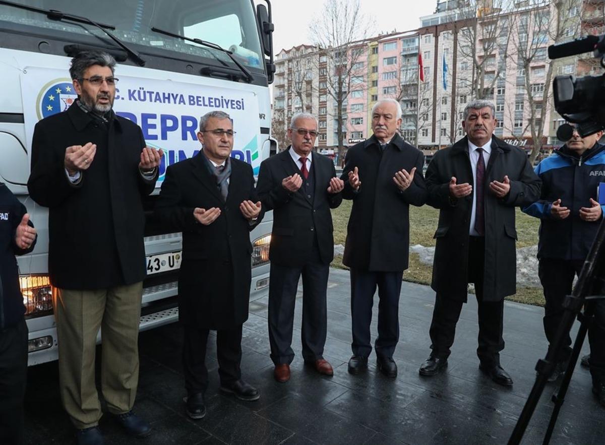 K&uuml;tahya&rsquo;dan Elazığ&rsquo;a yardım tırı